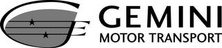 GEMINI MOTOR TRANSPORT