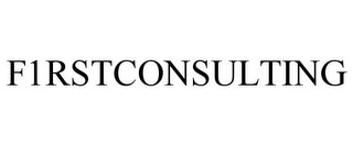 F1RSTCONSULTING