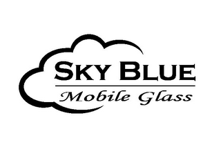 SKY BLUE MOBILE GLASS