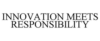 INNOVATION MEETS RESPONSIBILITY