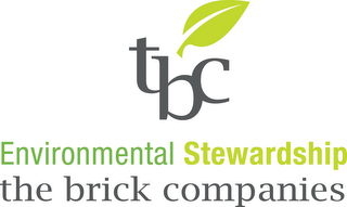 TBC ENVIRONMENTAL STEWARDSHIP THE BRICKCOMPANIES