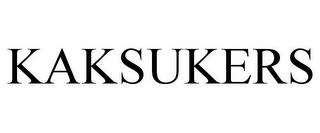 KAKSUKERS