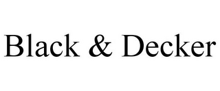 BLACK & DECKER