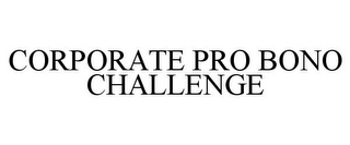 CORPORATE PRO BONO CHALLENGE