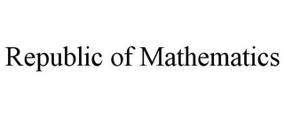 REPUBLIC OF MATHEMATICS