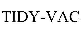 TIDY-VAC