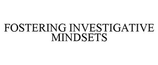 FOSTERING INVESTIGATIVE MINDSETS