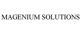 MAGENIUM SOLUTIONS