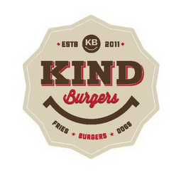 KIND BURGERS ESTB KB 2011 FRIES BURGERS DOGS