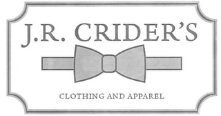 J.R. CRIDER'S CLOTHING AND APPAREL