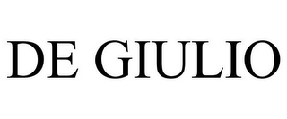 DE GIULIO