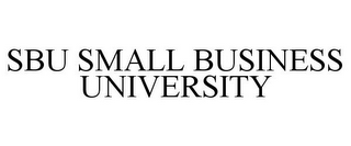 SBU SMALL BUSINESS UNIVERSITY