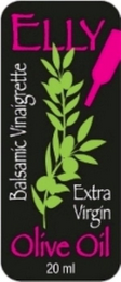 ELLY OLIVE OIL, EXTRA VIRGIN, 20ML, BALSAMIC VINAIGRETTE