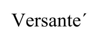 VERSANTE¿