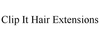 CLIP IT HAIR EXTENSIONS