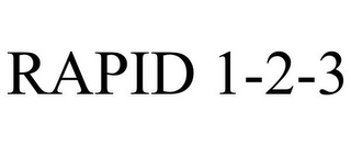 RAPID 1-2-3