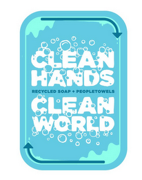 CLEAN HANDS CLEAN WORLD RECYCLED SOAP + PEOPLETOWELS