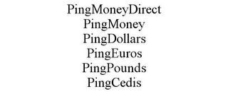 PINGMONEYDIRECT PINGMONEY PINGDOLLARS PINGEUROS PINGPOUNDS PINGCEDIS