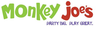 MONKEY JOE'S PARTY BIG. PLAY GREAT.