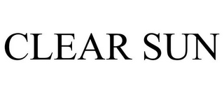 CLEAR SUN