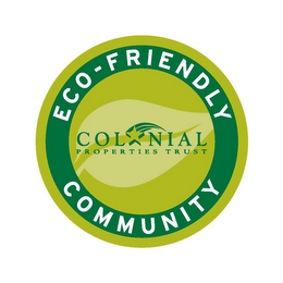 ECO-FRIENDLY COMMUNITY COLONIAL PROPERTIES TRUST