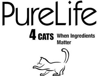 PURELIFE 4CATS WHEN INGREDIENTS MATTER