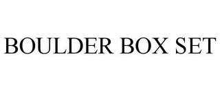 BOULDER BOX SET