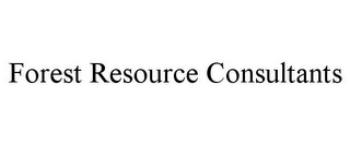 FOREST RESOURCE CONSULTANTS