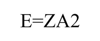 E=ZA2