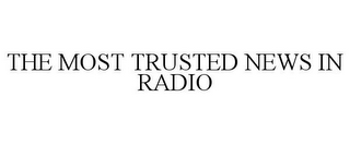 THE MOST TRUSTED NEWS IN RADIO