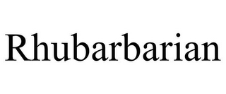 RHUBARBARIAN