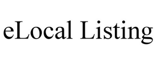 ELOCAL LISTING