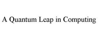 A QUANTUM LEAP IN COMPUTING