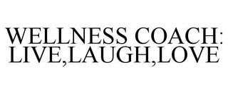 WELLNESS COACH: LIVE,LAUGH,LOVE