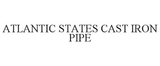 ATLANTIC STATES CAST IRON PIPE