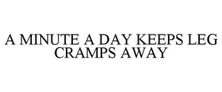 A MINUTE A DAY KEEPS LEG CRAMPS AWAY