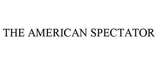 THE AMERICAN SPECTATOR