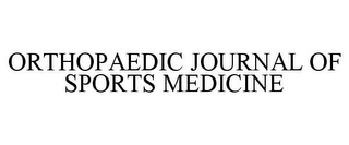 ORTHOPAEDIC JOURNAL OF SPORTS MEDICINE