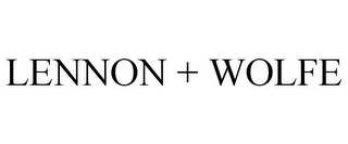 LENNON + WOLFE