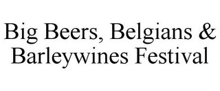 BIG BEERS, BELGIANS & BARLEYWINES FESTIVAL