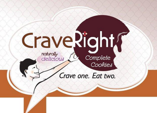 CRAVERIGHT, GLUTEN FREE, NATURAL MEAL REPLACEMENT, CRAVE ONE. EAT TWO! ROYA'S