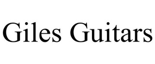 GILES GUITARS