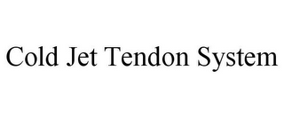 COLD JET TENDON SYSTEM