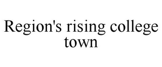 REGION'S RISING COLLEGE TOWN