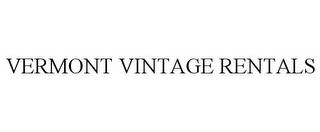 VERMONT VINTAGE RENTALS