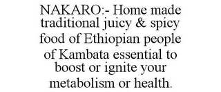 NAKARO:- HOME MADE TRADITIONAL JUICY & SPICY FOOD OF ETHIOPIAN PEOPLE OF KAMBATA ESSENTIAL TO BOOST OR IGNITE YOUR METABOLISM OR HEALTH.