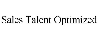 SALES TALENT OPTIMIZED