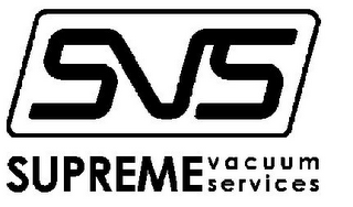 SVS SUPREME VACUUM SERVICES