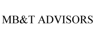 MB&T ADVISORS