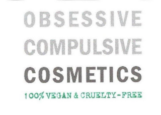 OBSESSIVE COMPULSIVE COSMETICS 100% VEGAN & CRUELTY- FREE